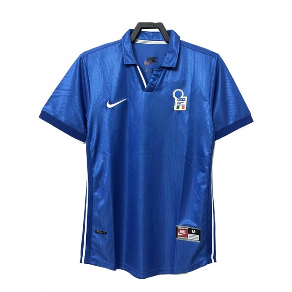 Italy home retro soccer jersey maillot match men's 1st sportwear football shirt 1998